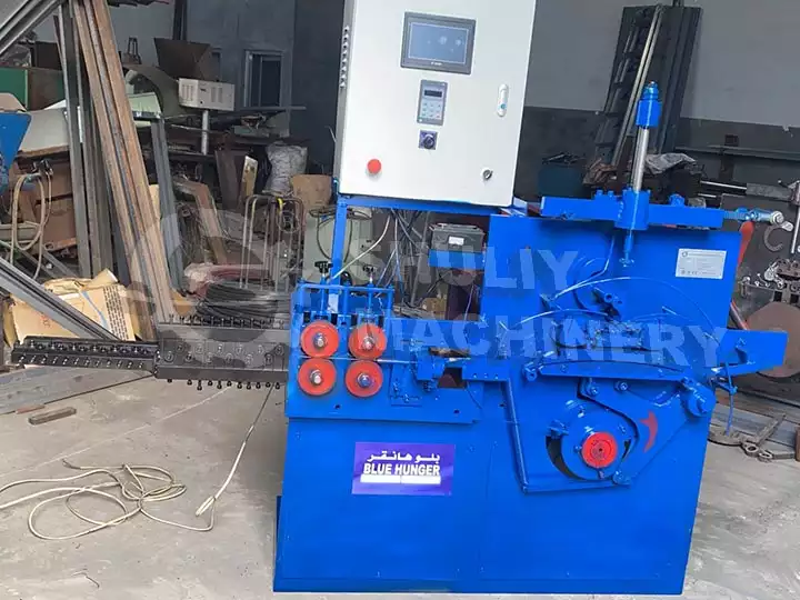 PVC-coated wire hanger machine sold to Indonesia