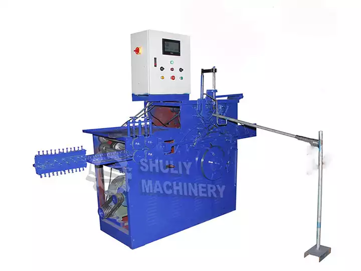 2 sets of clothes hanger hook making machine and 1 set of spraying machine sold to Kosovo
