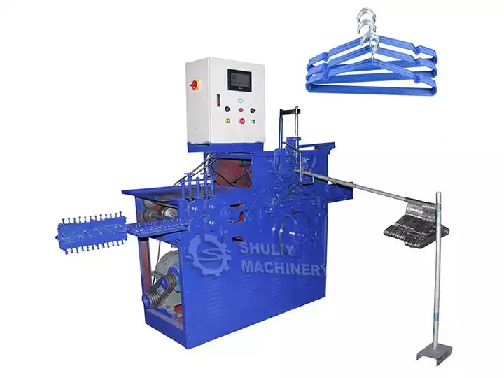 30-40pcs/h automatic clothes hanger making machine sold to Yemen